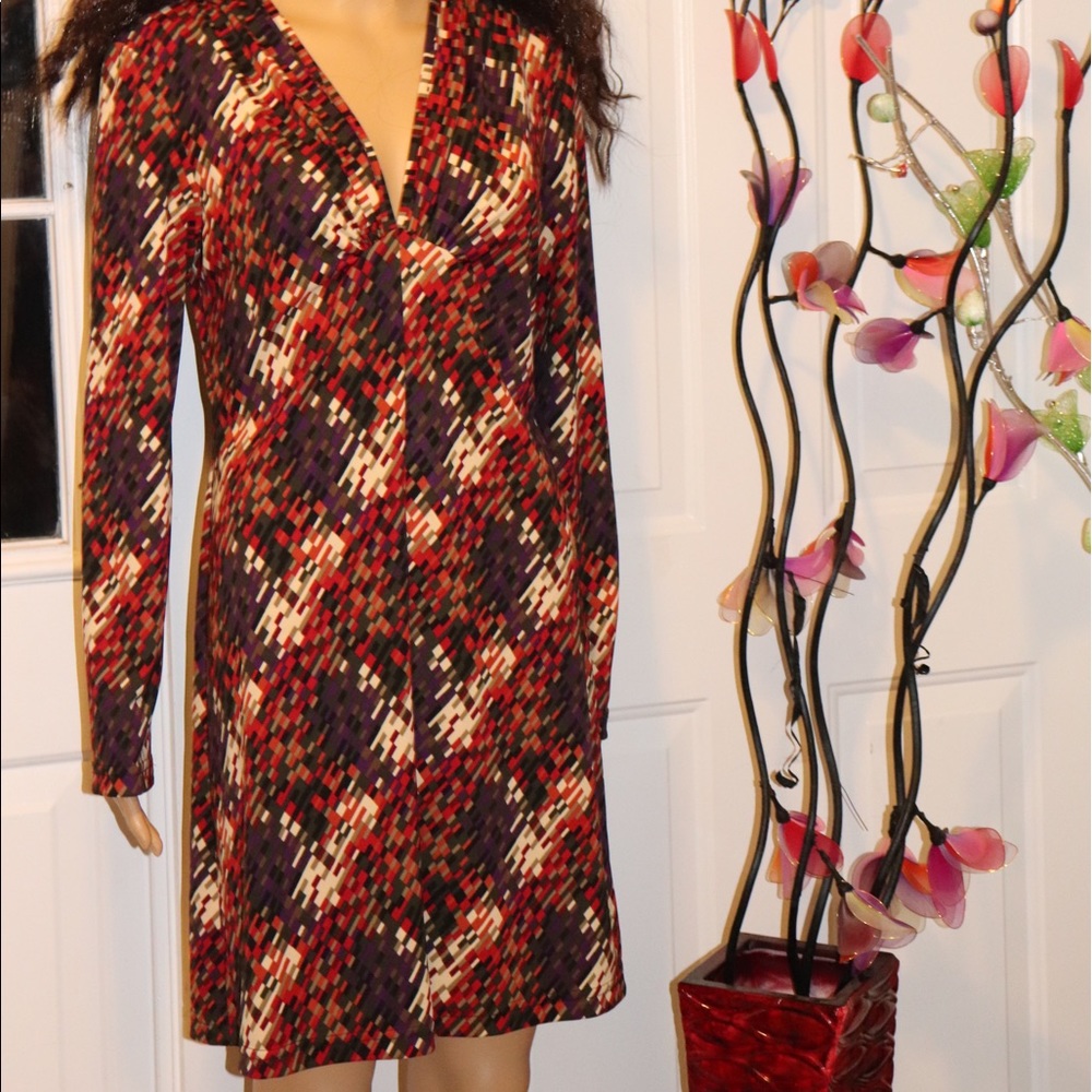 Beautiful Dress-  Autumn Colors  Size M